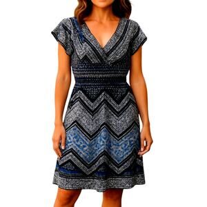 Perceptions Concepts Large Women's Sleeveless Maxi BOHO Sun Dress Miss 12 14 L